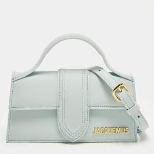 Pre Owned حقيبة جاكيموس ميني لي بامبينو جلد أسود بيد علوية