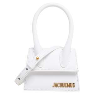 Jacquemus White Leather Le Chiquito Mini Bag