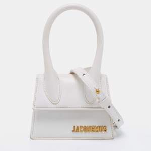 Jacquemus White Leather Le Chiquito Mini Bag