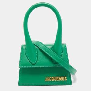 Jacquemus Green Leather Le Chiquito Mini Bag