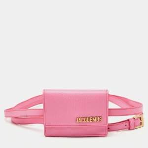 Jacquemus Pink Leather La Ceinture Bello Belt Bag