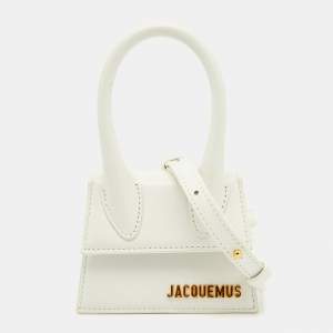 Jacquemus White Leather Le Chiquito Mini Bag