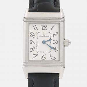 Pre Owned Jaeger-LeCoultre Reverso Duetto Classic Q2568402 Manual Winding Stainless Steel Women's Wristwatch 23mm