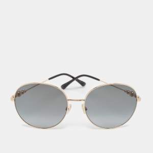 Jimmy Choo Black Gradient Birdie/S Round Sunglasses