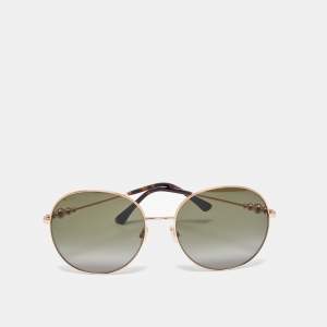 Pre Owned Jimmy Choo Black Gradient Birdie/S 06JHA Round Sunglasses