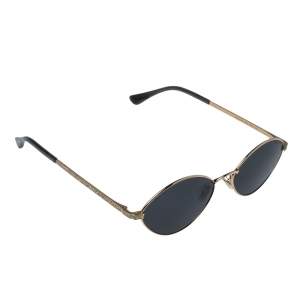 Jimmy Choo Gold Shimmer Inlay/ Grey Sonny/S Cat Eye Sunglasses