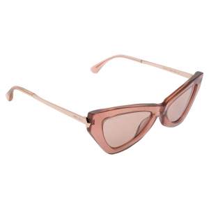 Jimmy Choo Shimmer Pink/ Rose Gold W662S Donna Cat Eye Sunglasses