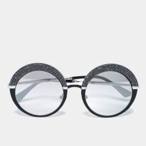 Jimmy Choo Black GOTHA/S Round Gradient Sunglasses