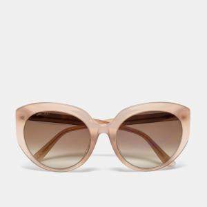 Jimmy Choo Blush/Gradient Brown ETTY/F/S FWMJL Cat-Eye Sunglasses