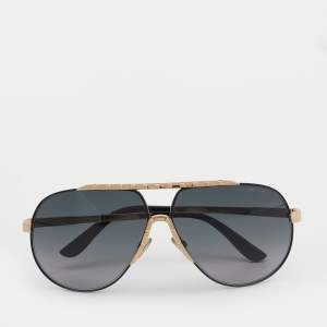 Jimmy Choo Gold Tone/Grey Gradient Benny FHGHD Aviator Sunglasses
