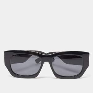Jimmy Choo Black/Black CAMI/S Rectangle Sunglasses