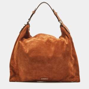 Jimmy Choo Brown Suede Ana Hobo