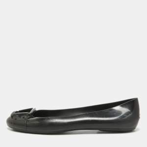 Jimmy Choo Black Rubber Ballet Flats Size 40
