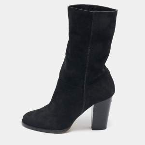 Jimmy Choo Black Suede Ankle Boots Size 36