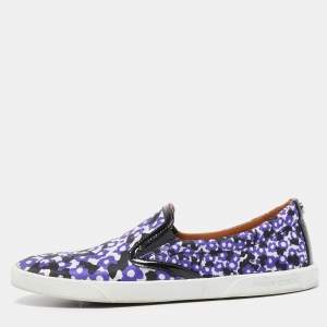 Jimmy Choo Multicolor Demi and Patent Slip On Sneakers Size 37.5