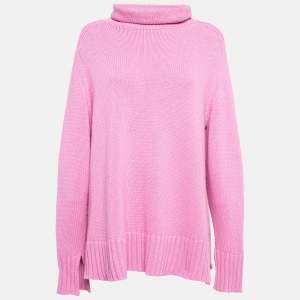 Joseph Pink Knit Turtle Neck Jumper M