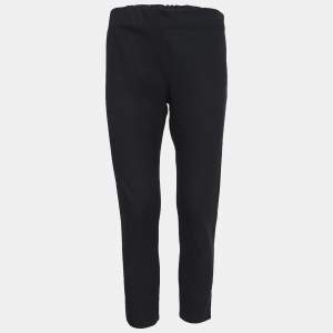 Joseph Black Stretch Gabardine Ankle Length Pants M