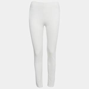 Joseph White Gabardine Tight Fit Leggings M