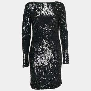 Joseph Black Tulle/Jersey Lola Mini Dress L