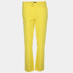 Joseph Yellow Viscose Blend Chino Pants M