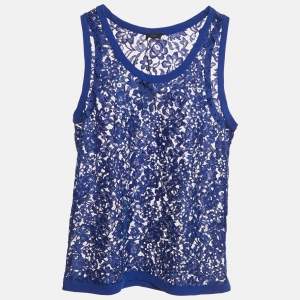 Joseph Cobalt Blue Lace Debbie Top M