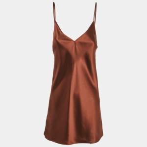 مملوكة مسبقًا Joseph Brown Silk Satin Clea Cami Top S