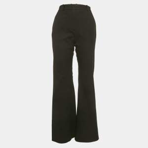 Pre Owned Joseph Black Gabardine Tafira Stretch Trousers M
