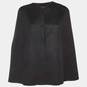 مملوكة مسبقًا Joseph Black Wool & Cashmere Cape M
