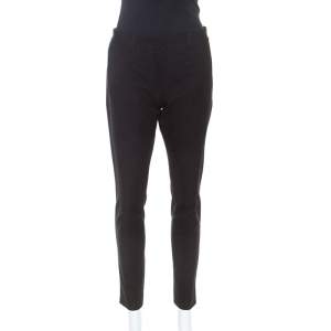 Joseph Black Gabardine Tapered Eliston Trousers M