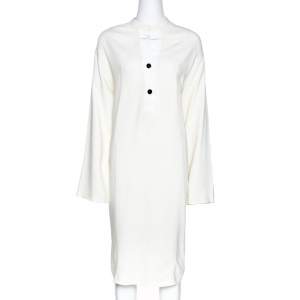 Joseph Off White Viscose Cady Eddie Tunic Dress M