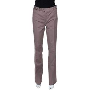 Joseph Taupe Stretch Cotton Straight Leg Pants M