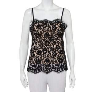 Joseph Black Lace Laure Camisole Top M