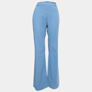 Joseph Light Blue Stretch Cotton Tarifa Trousers L