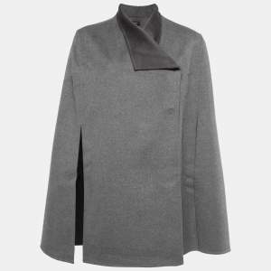 Joseph Grey Wool & Cashmere Cape Coat M