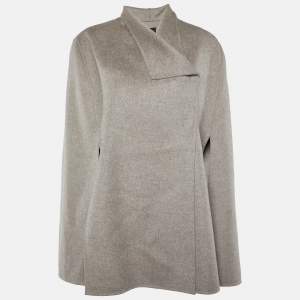 Joseph Taupe Brown Cashmere Blend Cape M