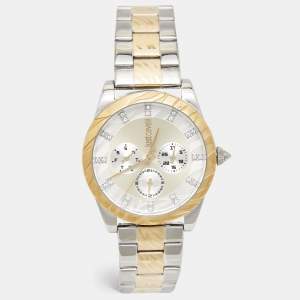 Just Cavalli  Multicolor Two-Tone Stainless Steel Solo XL JC1L130M0085 Women's Wristwatch 40 mm 