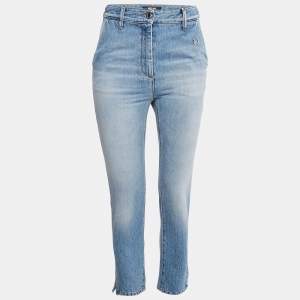 Just Cavalli Washed Blue Denim Skinny Jeans S Waist 26"