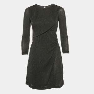 Just Cavalli Black Embellished Jersey Mini Dress S