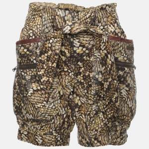 Just Cavalli Multicolor Printed Nylon Short S