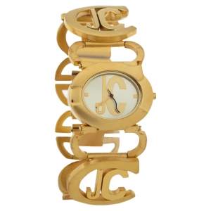 Just Cavalli Gold Tone Stainless Steel JC Link R7253421517 Women's Wristwatch 31 mm