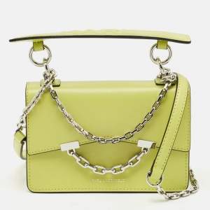Karl Lagerfeld Green Leather K/Seven 2.0 Crossbody Bag