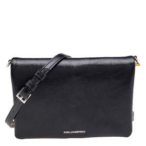Karl Lagerfeld Multicolor Leather Flap Shoulder Bag