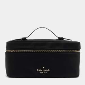 Kate Spade Black Nylon Chelsea Cosmetic Case