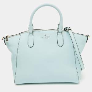 Kate Spade Light Blue Leather Medium Parker Satchel