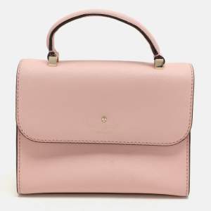 Kate Spade Pink Leather Mini Nora Top Handle Bag