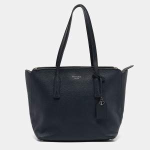 Kate Spade Navy Blue Leather Margaux Tote