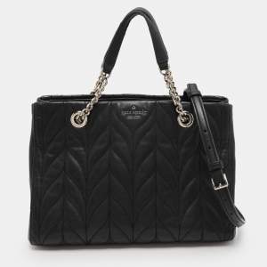 Kate Spade Black Quilted Leather Briar Lane Tote