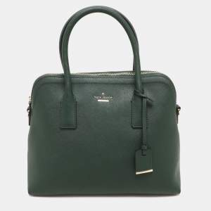 Kate Spade Green Leather Dome Satchel