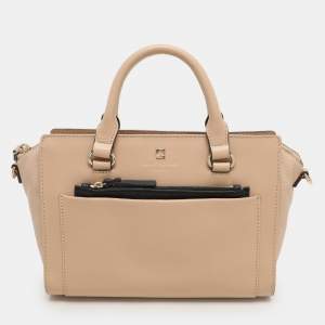 Kate Spade Beige Leather Satchel