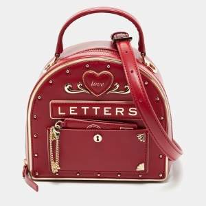 Kate Spade Red Leather Yours Truly Mailbox Top Handle Bag